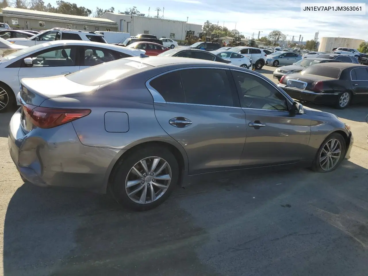 2018 Infiniti Q50 Luxe VIN: JN1EV7AP1JM363061 Lot: 56969825
