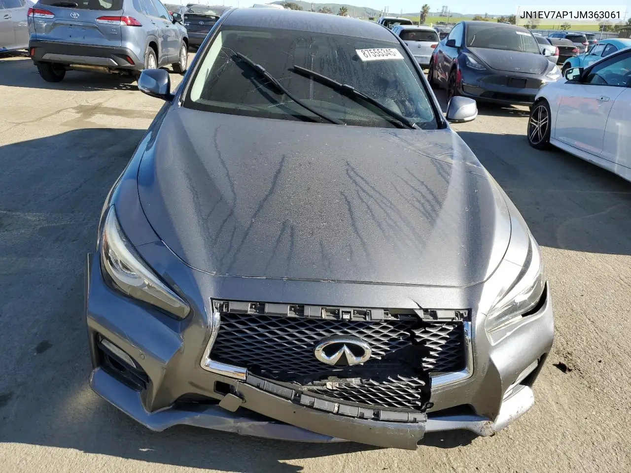 2018 Infiniti Q50 Luxe VIN: JN1EV7AP1JM363061 Lot: 56969825