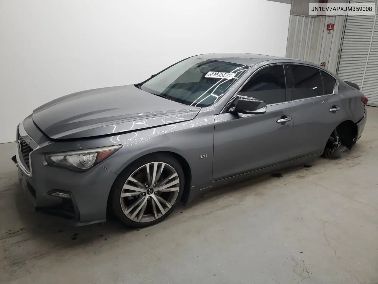 2018 Infiniti Q50 Luxe VIN: JN1EV7APXJM359008 Lot: 59336345