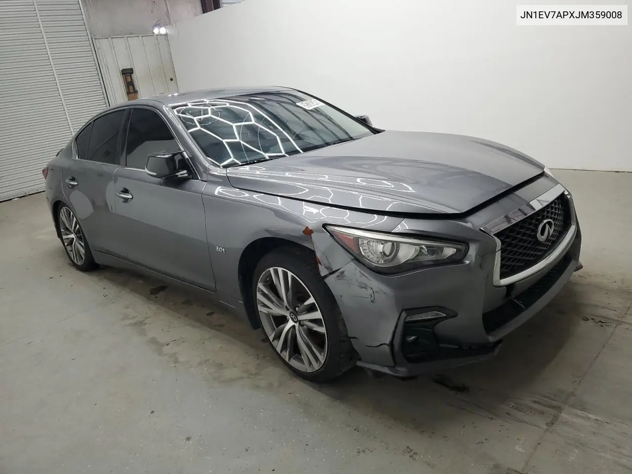 2018 Infiniti Q50 Luxe VIN: JN1EV7APXJM359008 Lot: 59336345