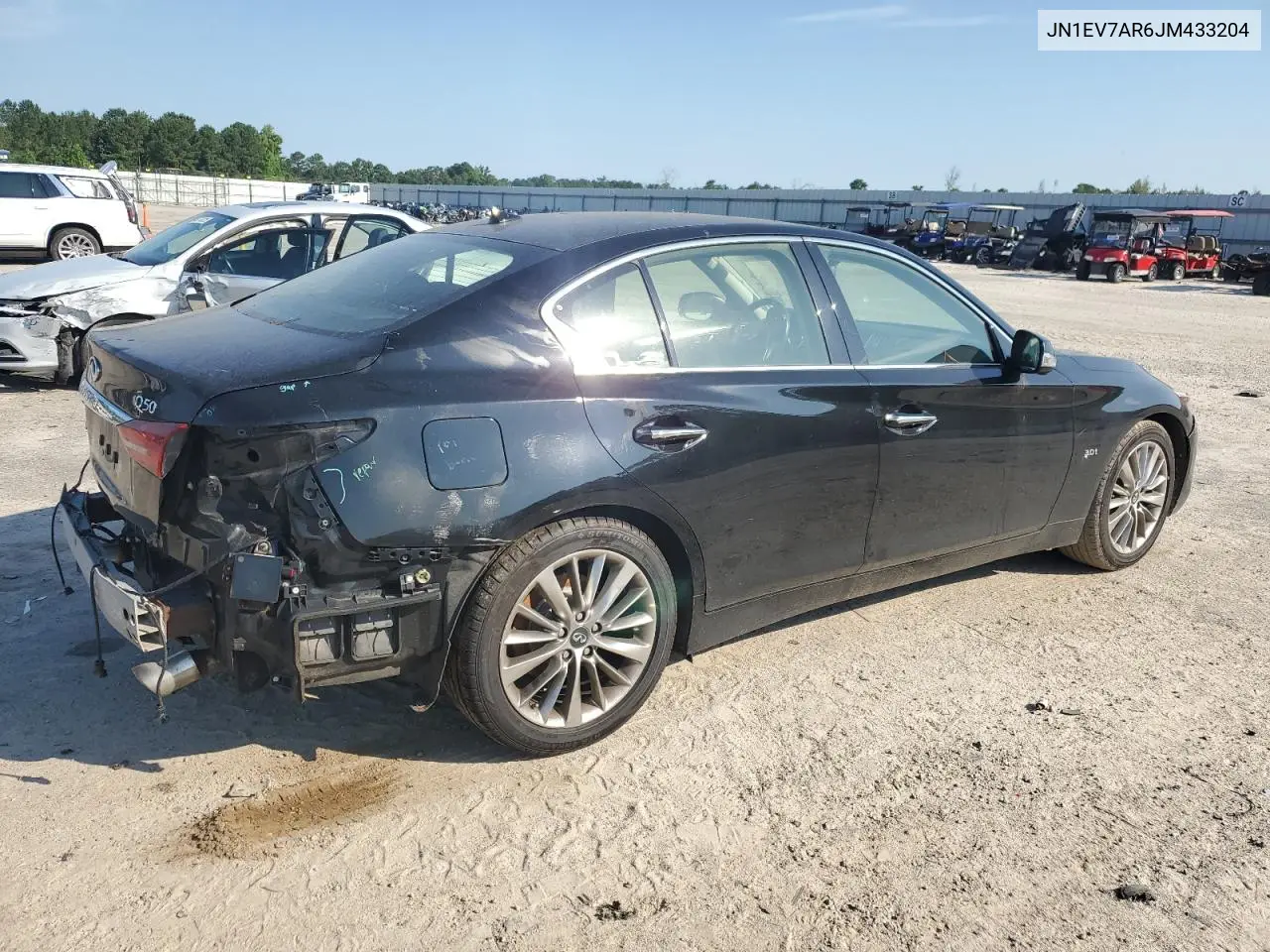 2018 Infiniti Q50 Luxe VIN: JN1EV7AR6JM433204 Lot: 61894795