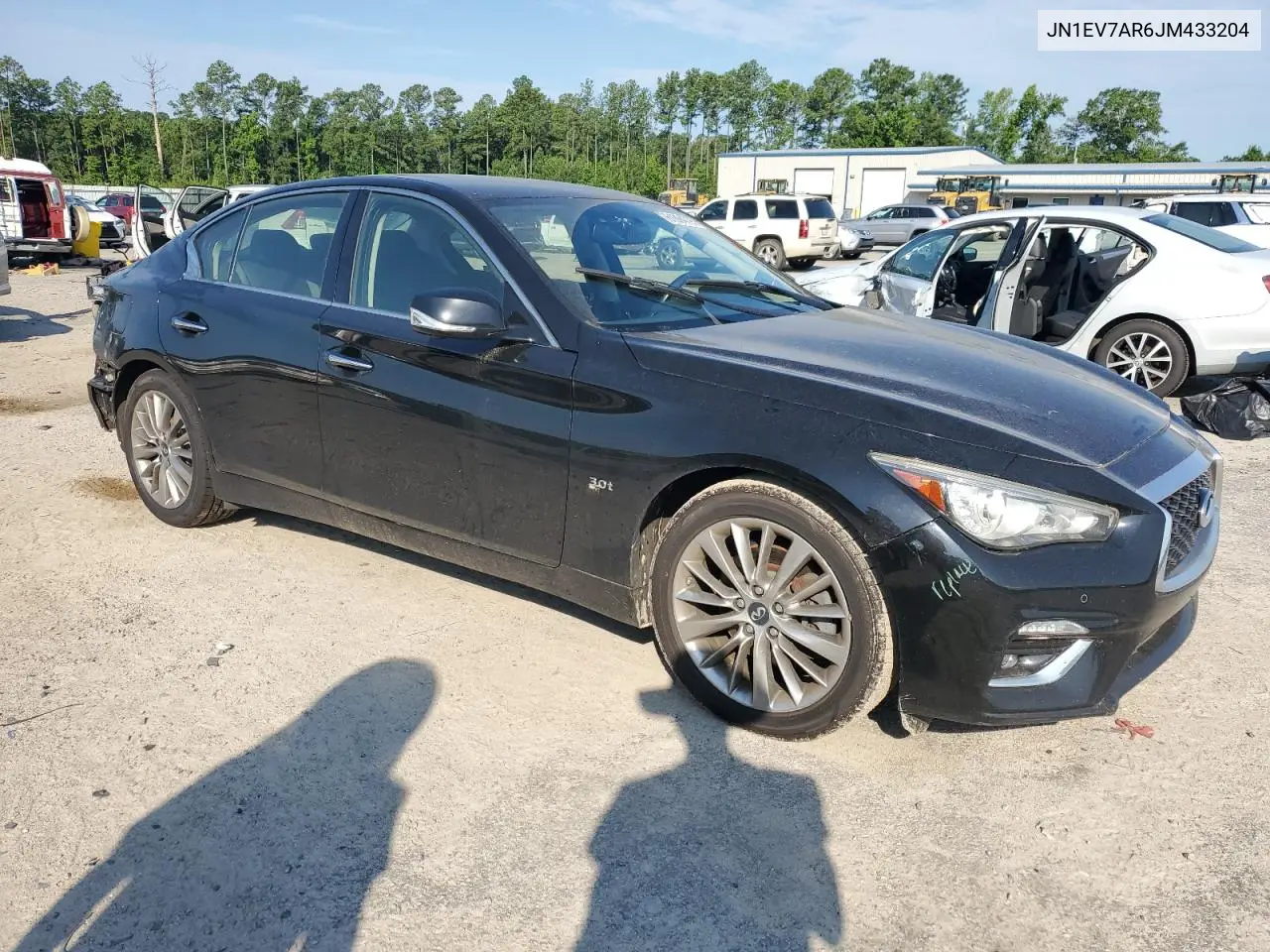 2018 Infiniti Q50 Luxe VIN: JN1EV7AR6JM433204 Lot: 61894795