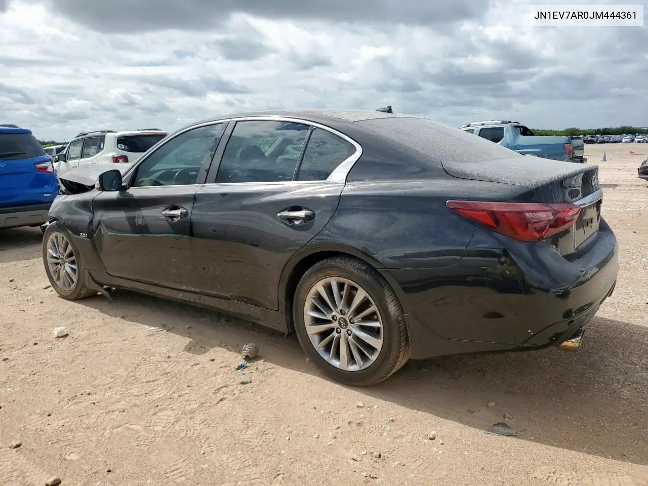 2018 Infiniti Q50 Luxe VIN: JN1EV7AR0JM444361 Lot: 62164605