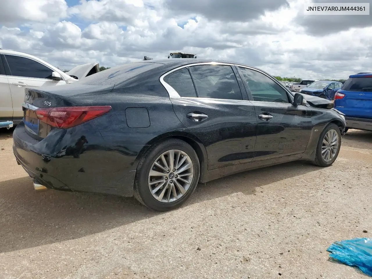 2018 Infiniti Q50 Luxe VIN: JN1EV7AR0JM444361 Lot: 62164605