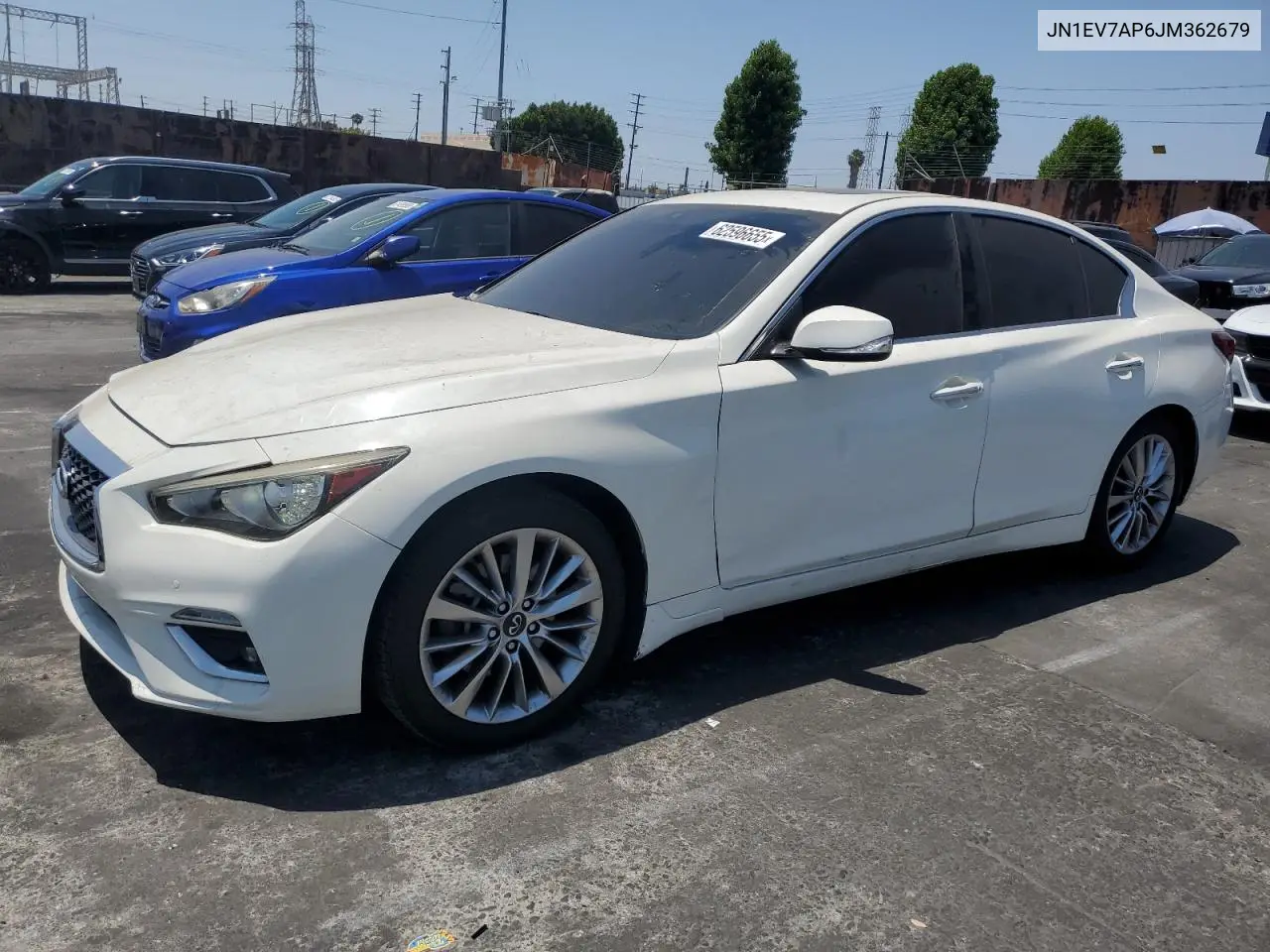 2018 Infiniti Q50 Luxe VIN: JN1EV7AP6JM362679 Lot: 62734715