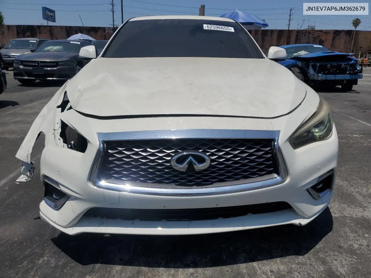 2018 Infiniti Q50 Luxe VIN: JN1EV7AP6JM362679 Lot: 62734715