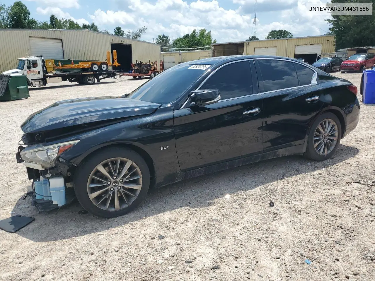 2018 Infiniti Q50 Luxe VIN: JN1EV7AR3JM431586 Lot: 62920255