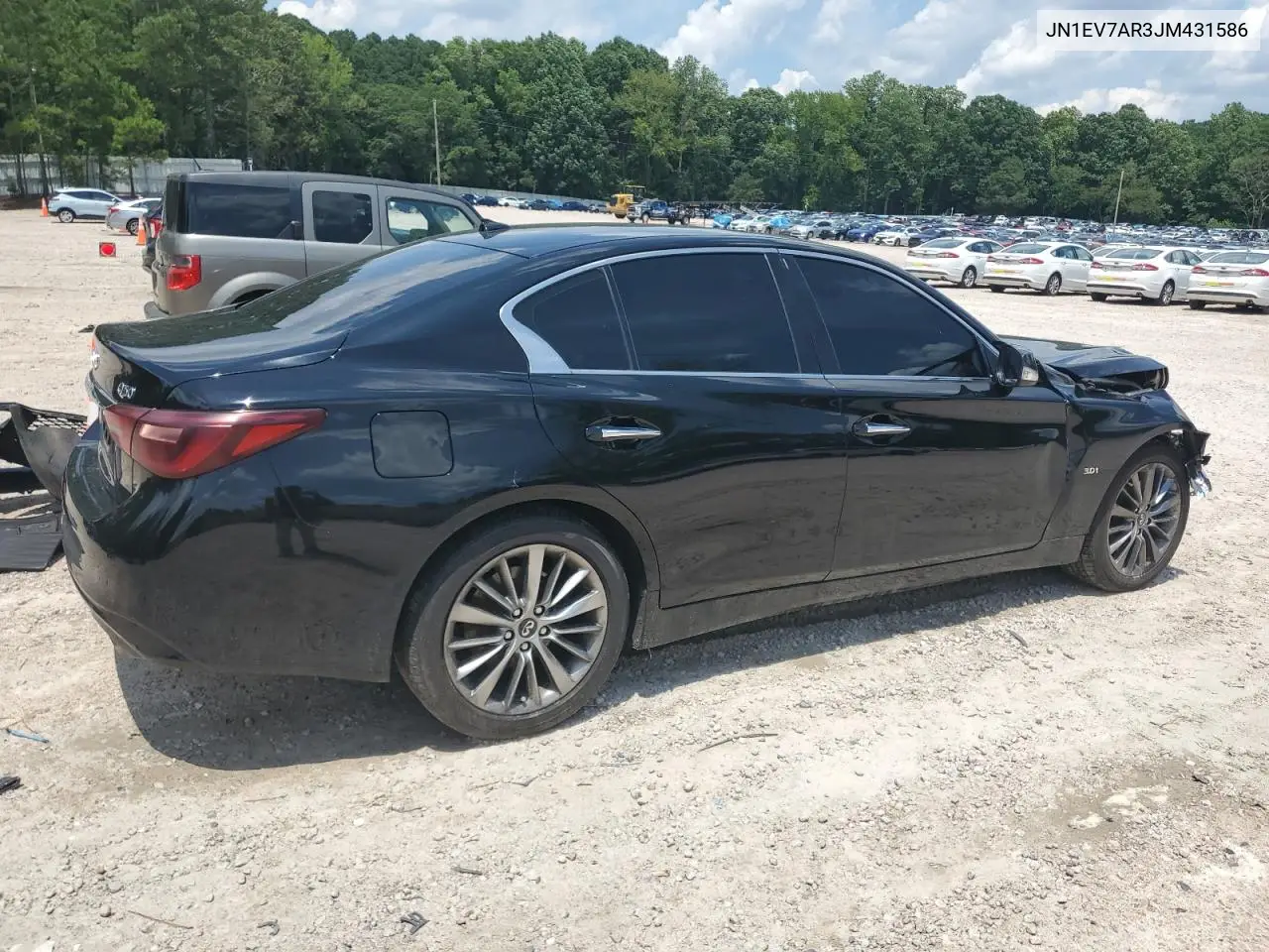 2018 Infiniti Q50 Luxe VIN: JN1EV7AR3JM431586 Lot: 62920255