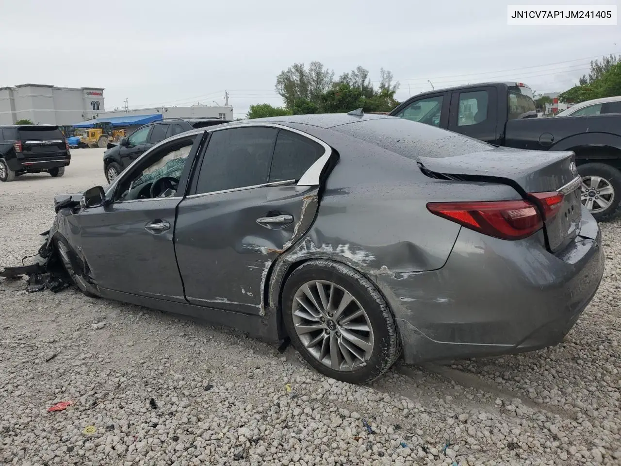 2018 Infiniti Q50 Pure VIN: JN1CV7AP1JM241405 Lot: 62935405
