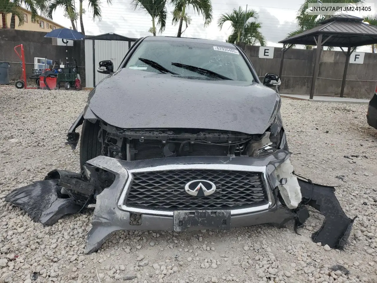 2018 Infiniti Q50 Pure VIN: JN1CV7AP1JM241405 Lot: 62935405