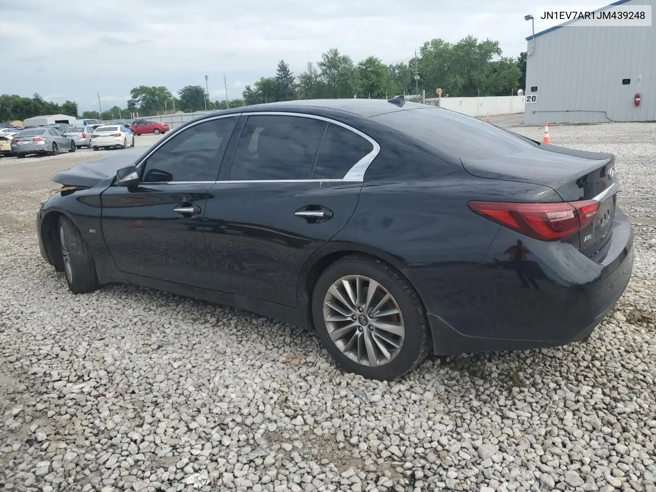 2018 Infiniti Q50 Luxe VIN: JN1EV7AR1JM439248 Lot: 63096995