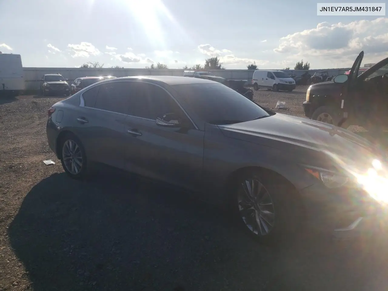 2018 Infiniti Q50 Luxe VIN: JN1EV7AR5JM431847 Lot: 63106235