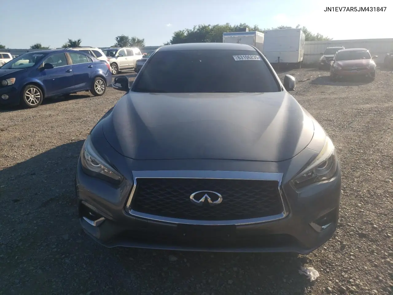 2018 Infiniti Q50 Luxe VIN: JN1EV7AR5JM431847 Lot: 63106235