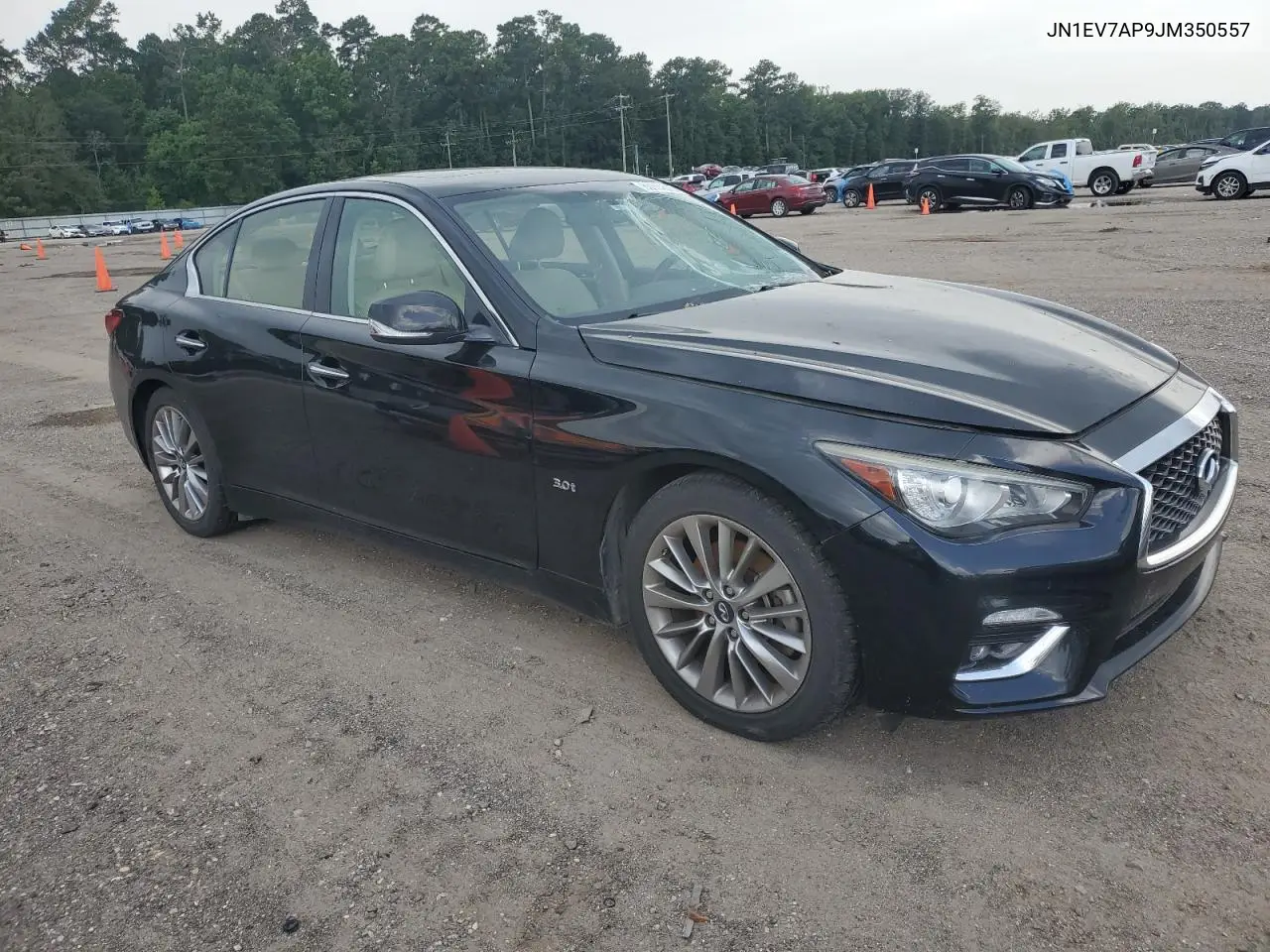2018 Infiniti Q50 Luxe VIN: JN1EV7AP9JM350557 Lot: 63114595
