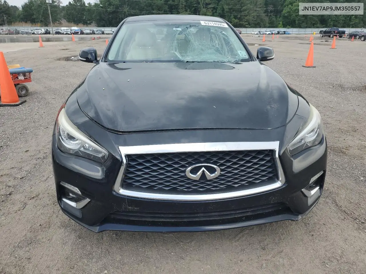 2018 Infiniti Q50 Luxe VIN: JN1EV7AP9JM350557 Lot: 63114595