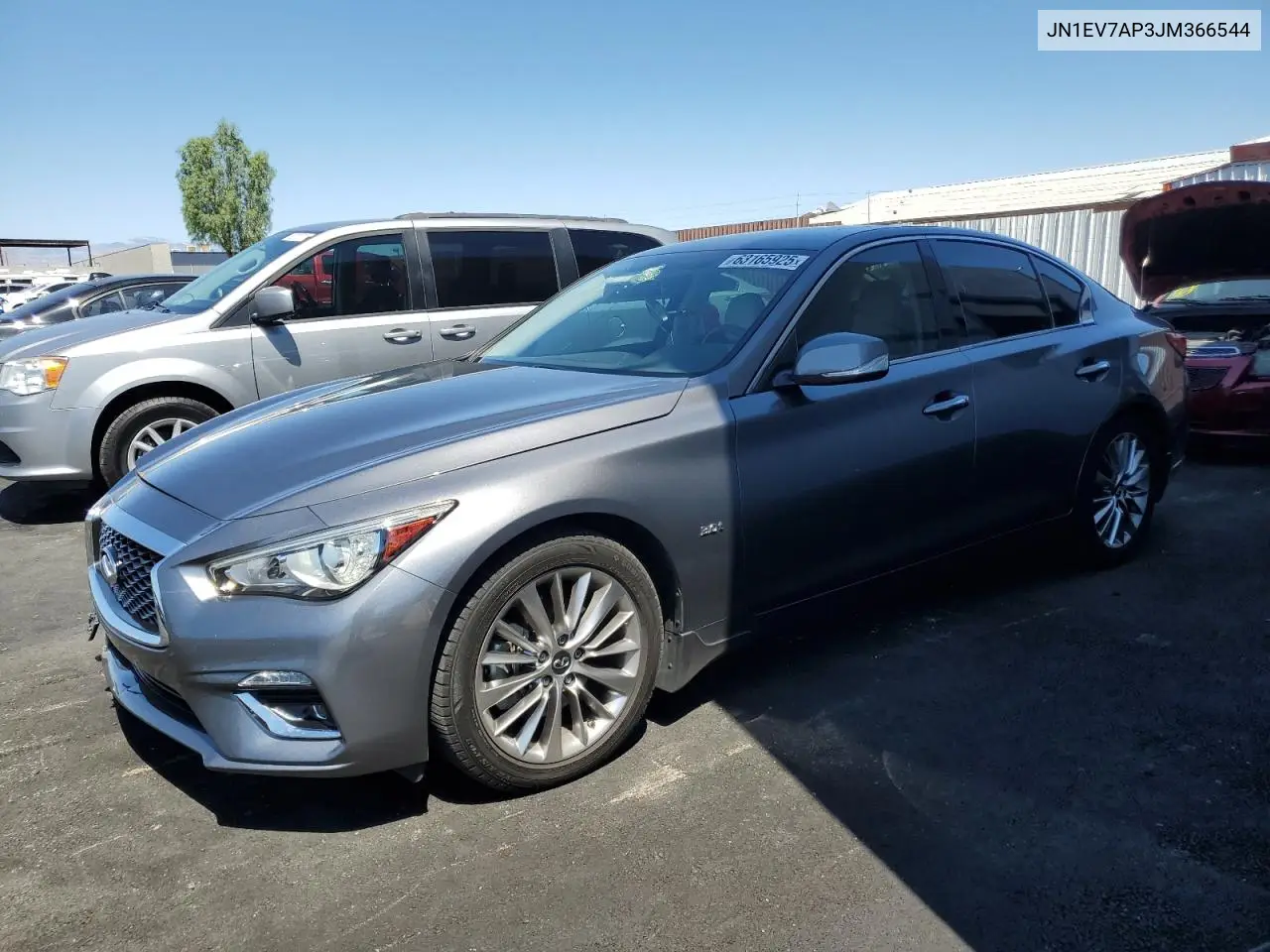 2018 Infiniti Q50 Luxe VIN: JN1EV7AP3JM366544 Lot: 63165925