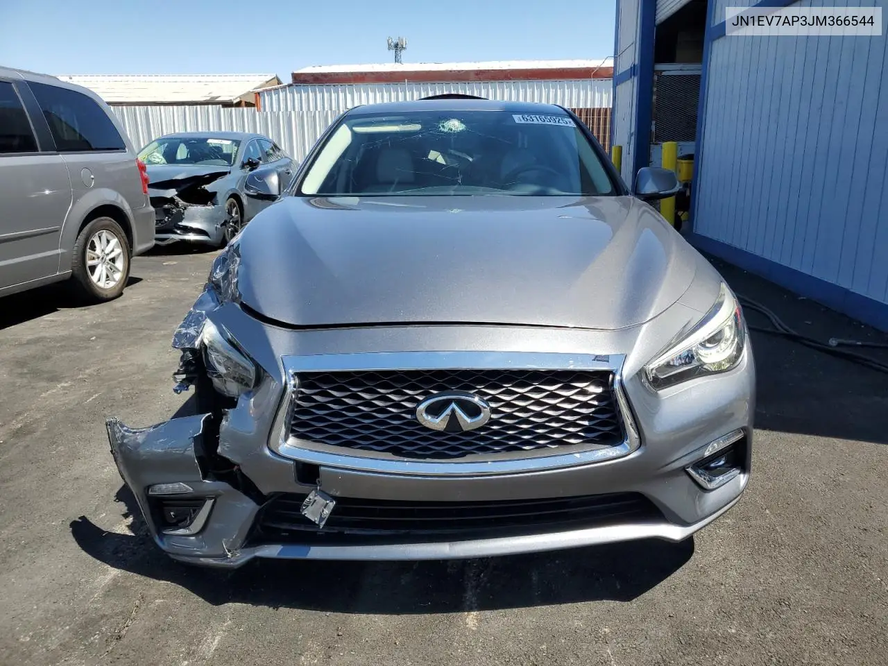 2018 Infiniti Q50 Luxe VIN: JN1EV7AP3JM366544 Lot: 63165925