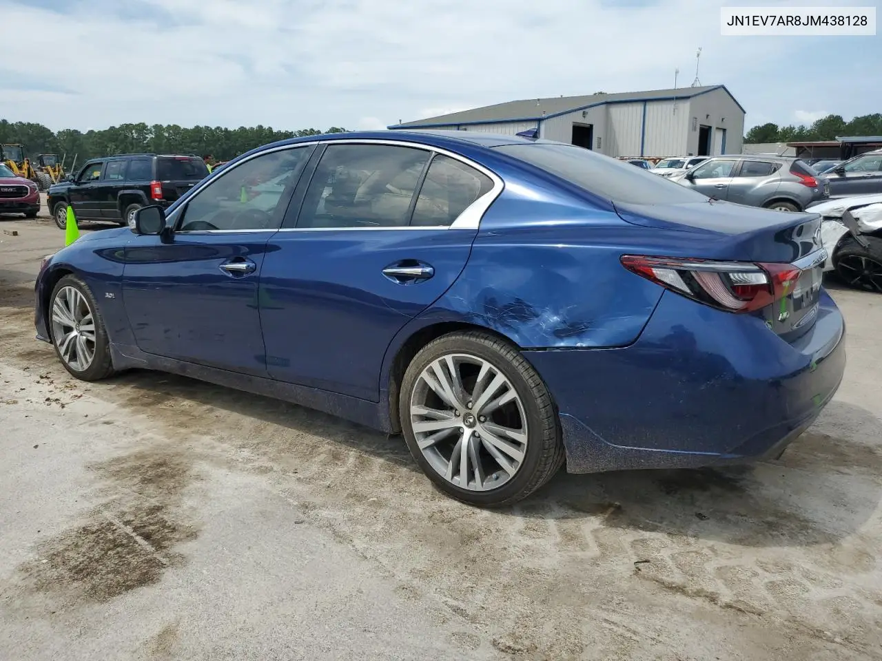 2018 Infiniti Q50 Luxe VIN: JN1EV7AR8JM438128 Lot: 63479875