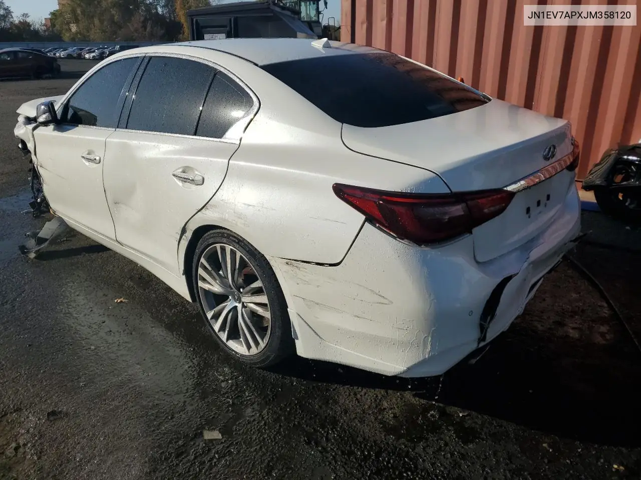 2018 Infiniti Q50 Luxe VIN: JN1EV7APXJM358120 Lot: 76821164