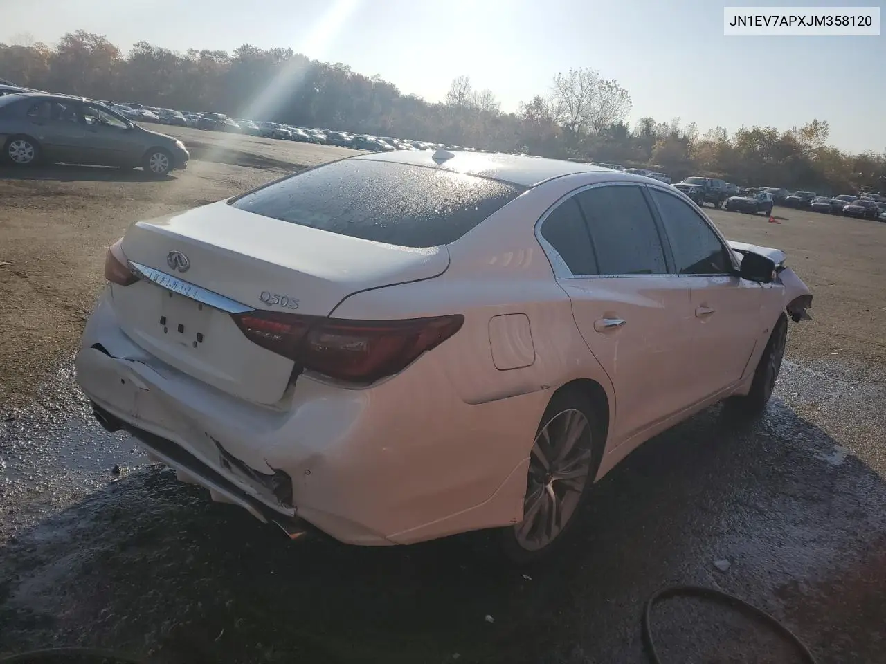2018 Infiniti Q50 Luxe VIN: JN1EV7APXJM358120 Lot: 76821164