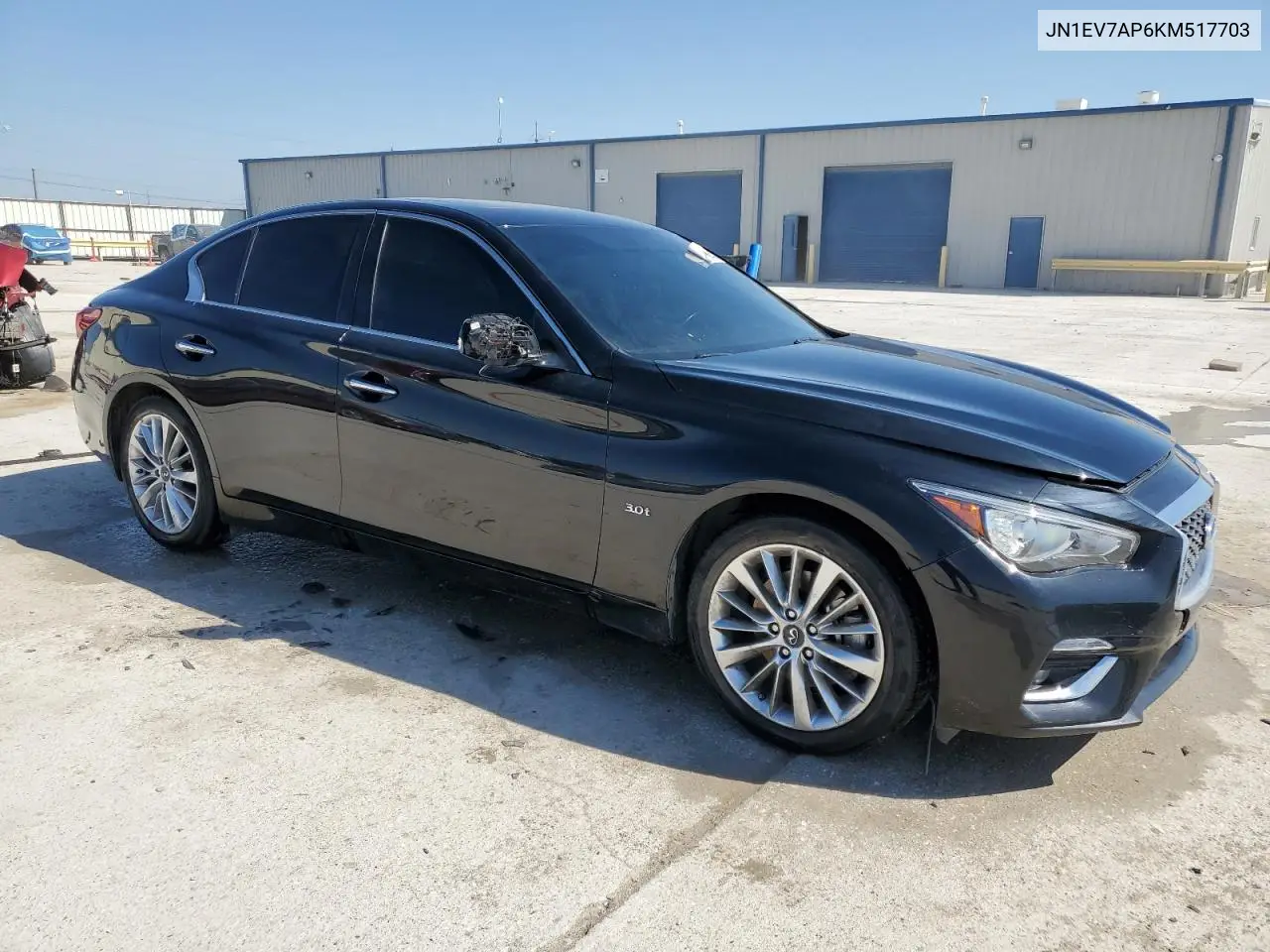 2019 Infiniti Q50 Luxe VIN: JN1EV7AP6KM517703 Lot: 44838445
