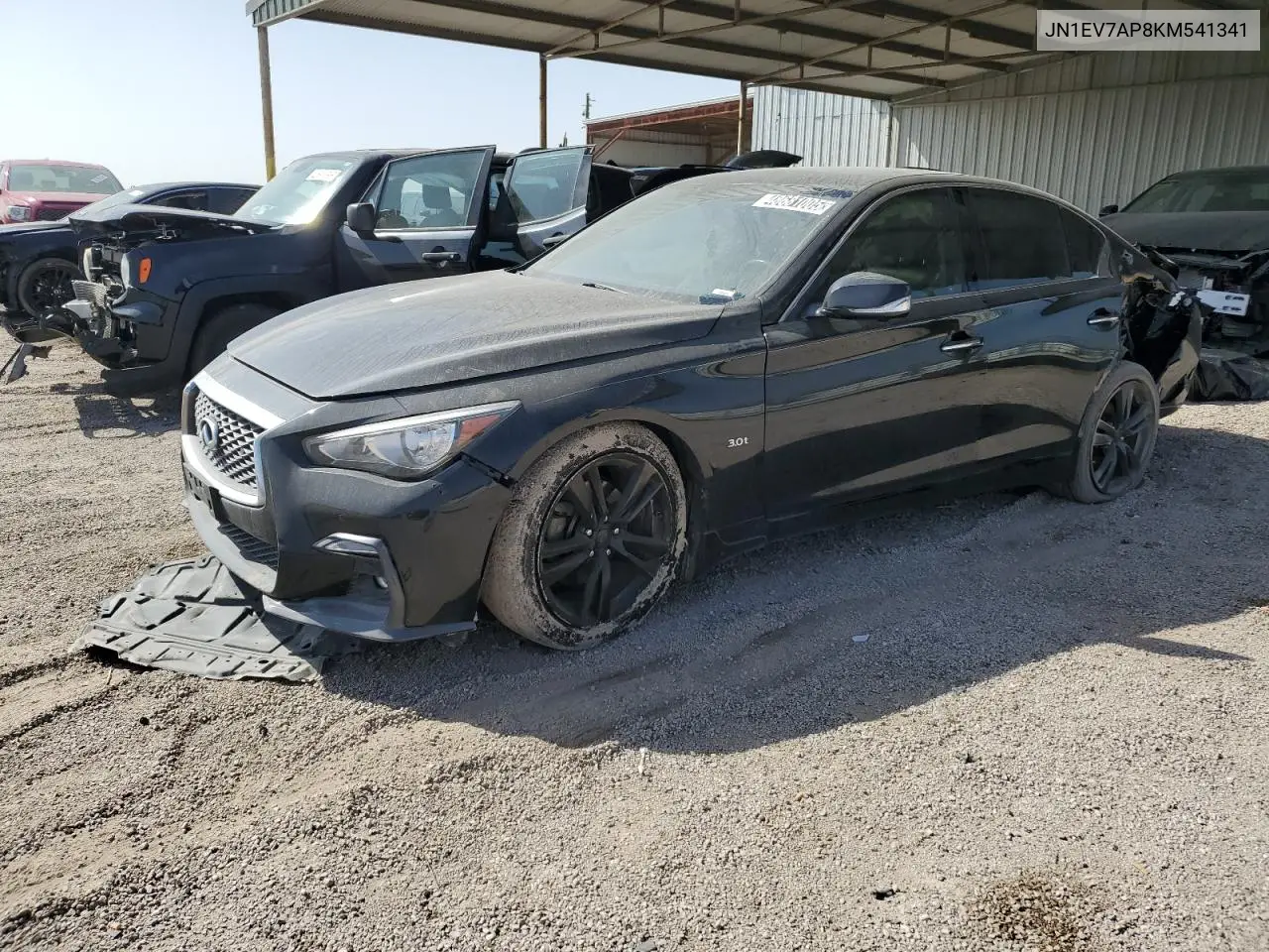 2019 Infiniti Q50 Luxe VIN: JN1EV7AP8KM541341 Lot: 48681005