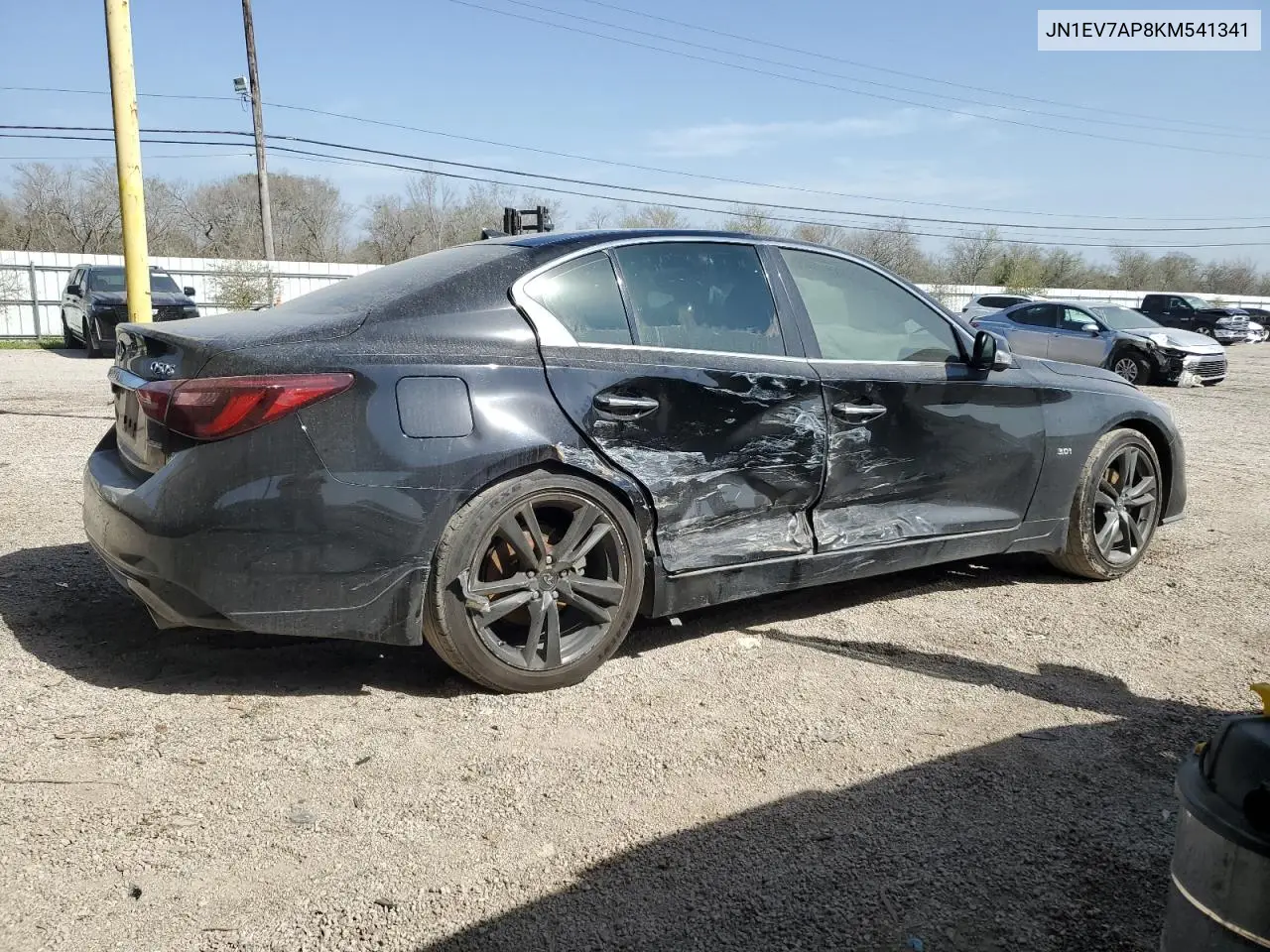 2019 Infiniti Q50 Luxe VIN: JN1EV7AP8KM541341 Lot: 48681005