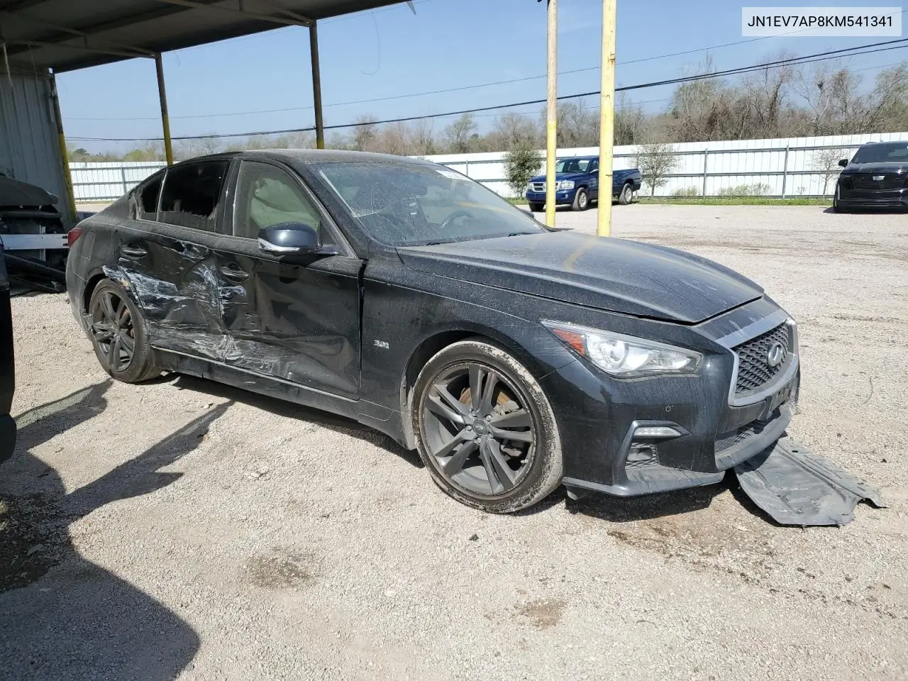 2019 Infiniti Q50 Luxe VIN: JN1EV7AP8KM541341 Lot: 48681005