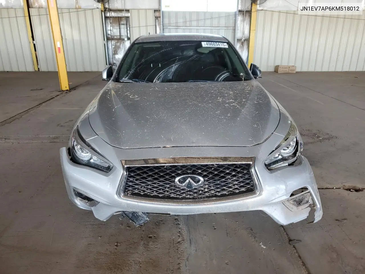2019 Infiniti Q50 Luxe VIN: JN1EV7AP6KM518012 Lot: 49603415