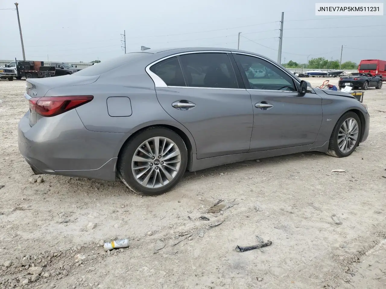2019 Infiniti Q50 Luxe VIN: JN1EV7AP5KM511231 Lot: 51410725