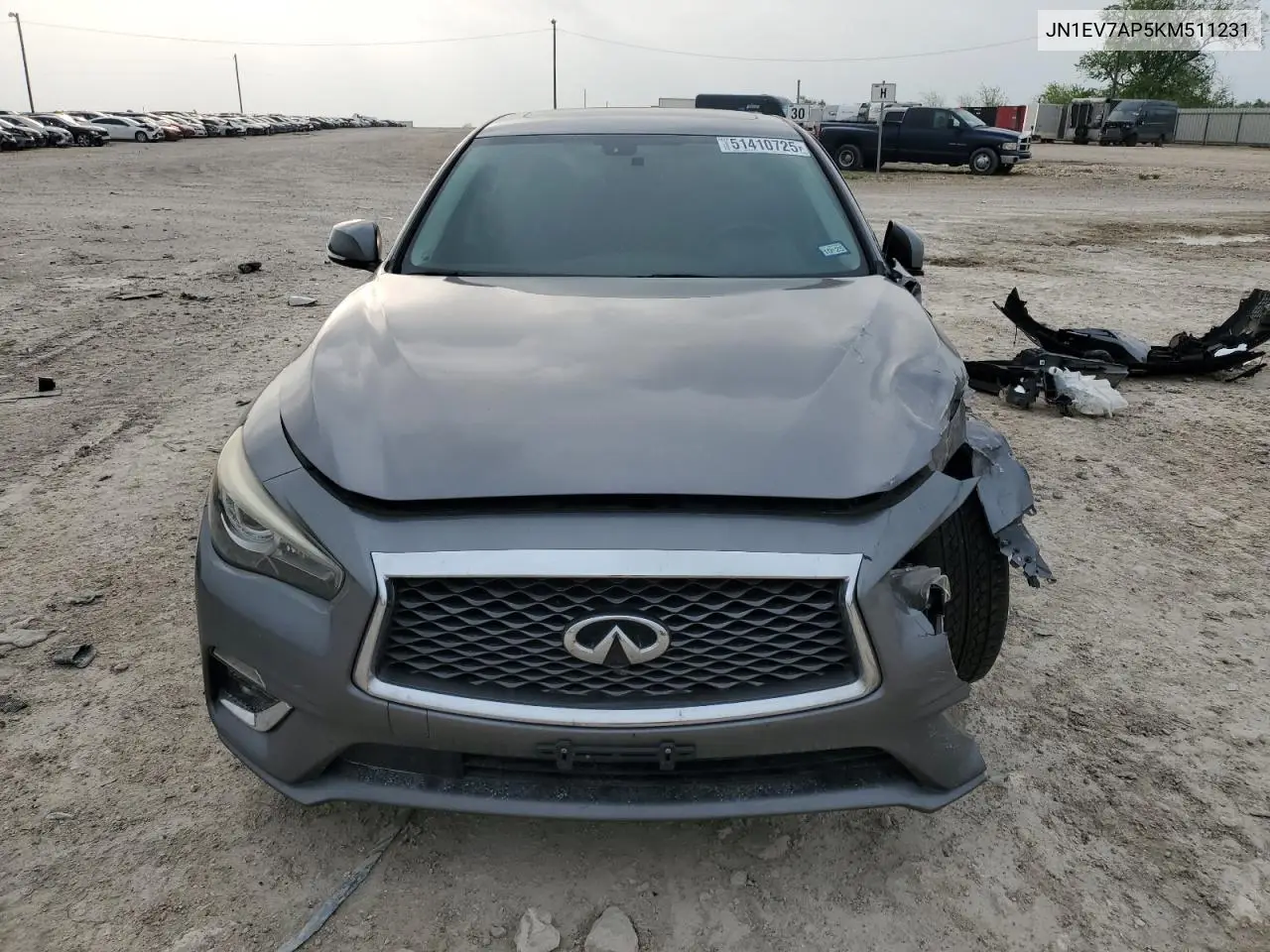 2019 Infiniti Q50 Luxe VIN: JN1EV7AP5KM511231 Lot: 51410725