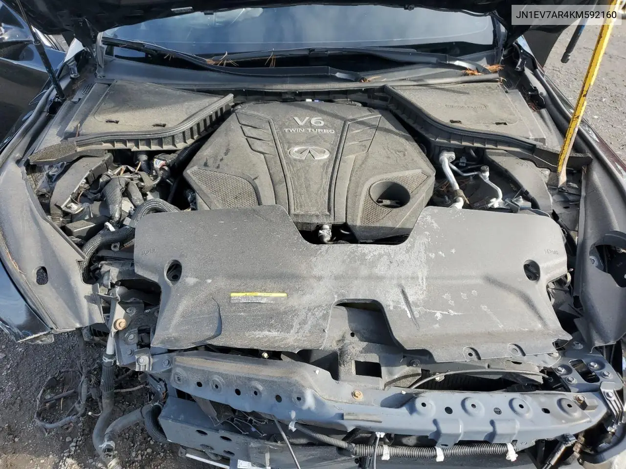 2019 Infiniti Q50 Luxe VIN: JN1EV7AR4KM592160 Lot: 52299965