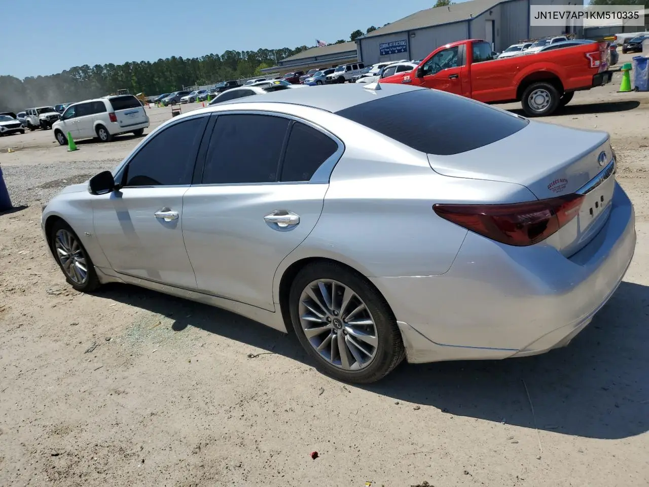 2019 Infiniti Q50 Luxe VIN: JN1EV7AP1KM510335 Lot: 52957565