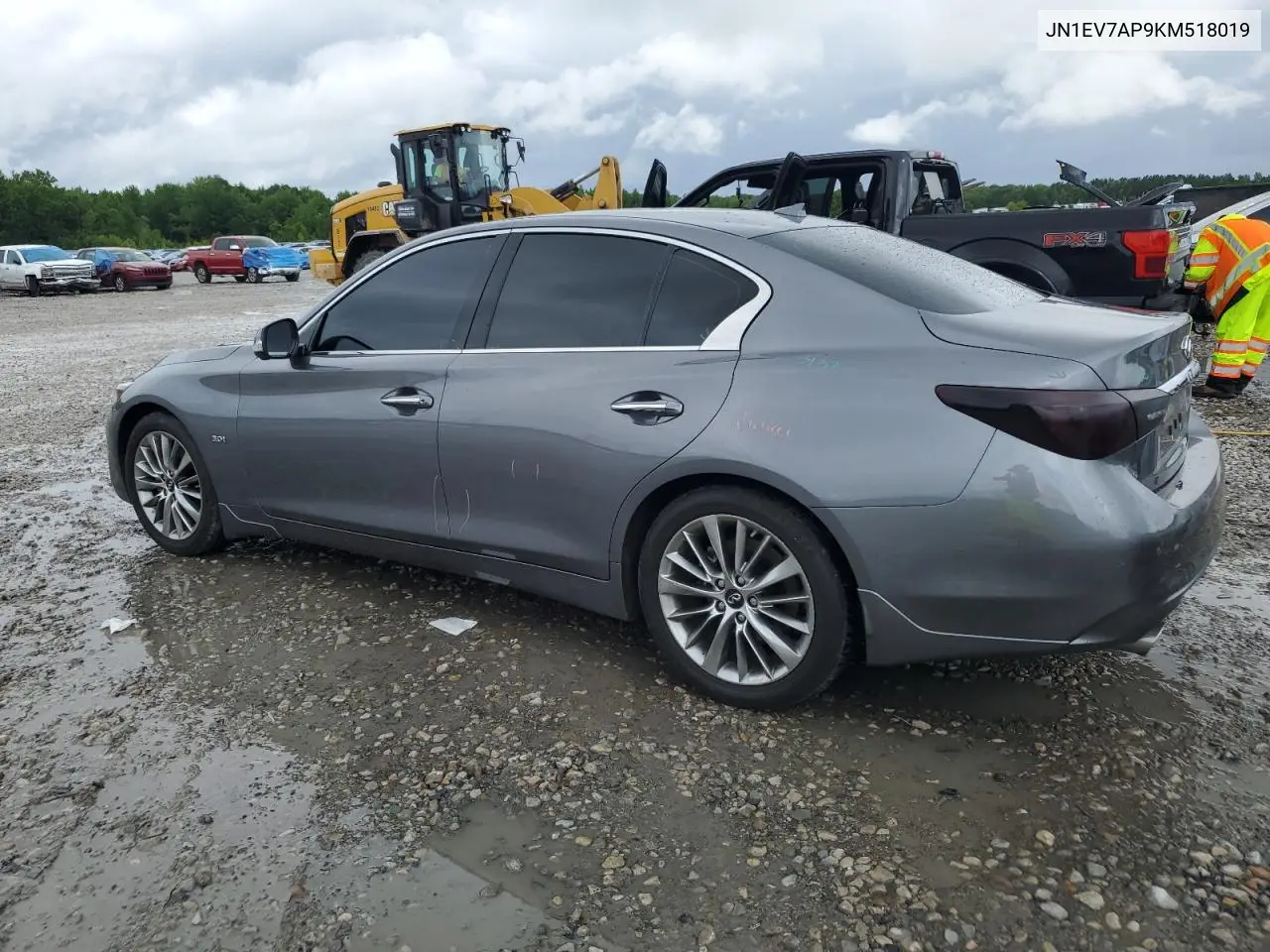2019 Infiniti Q50 Luxe VIN: JN1EV7AP9KM518019 Lot: 56278195