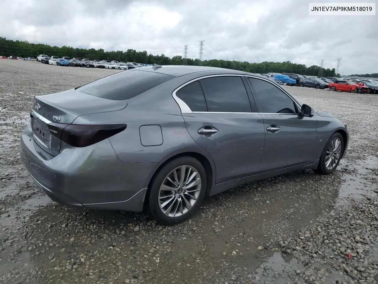2019 Infiniti Q50 Luxe VIN: JN1EV7AP9KM518019 Lot: 56278195