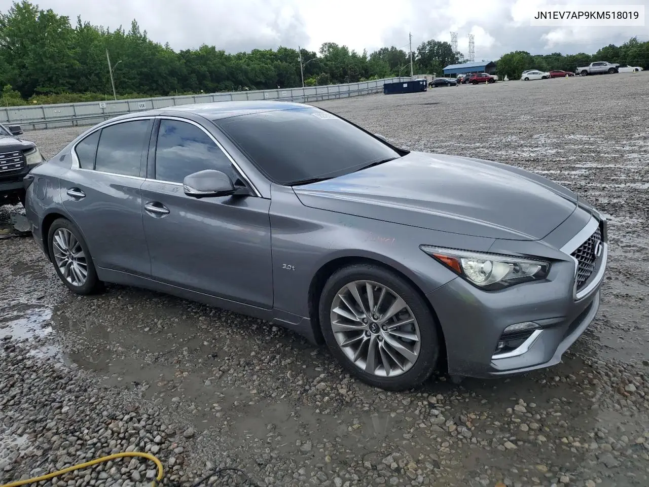 2019 Infiniti Q50 Luxe VIN: JN1EV7AP9KM518019 Lot: 56278195