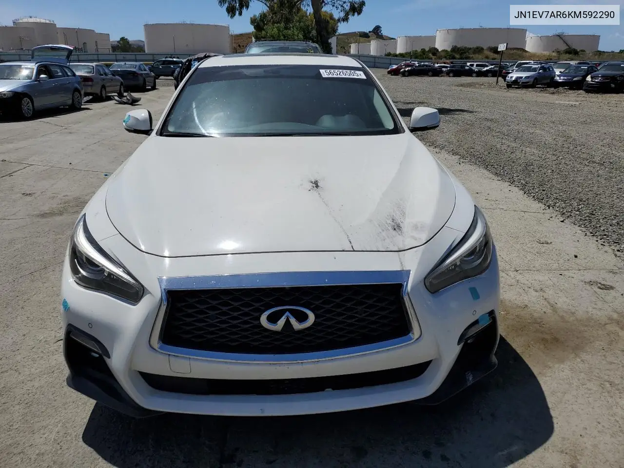 2019 Infiniti Q50 Luxe VIN: JN1EV7AR6KM592290 Lot: 56526505