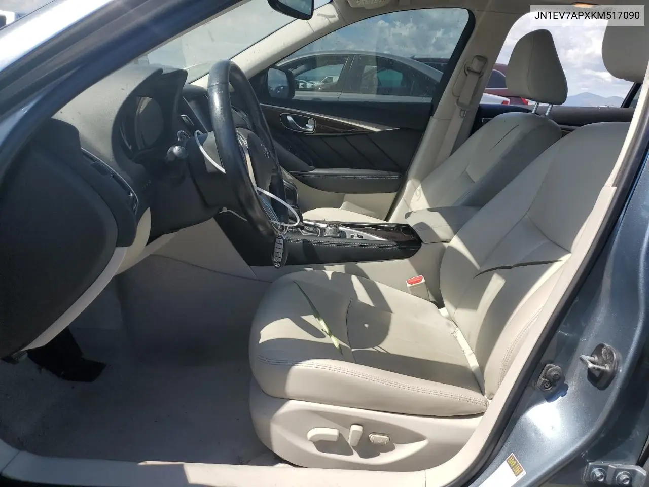 2019 Infiniti Q50 Luxe VIN: JN1EV7APXKM517090 Lot: 56740215