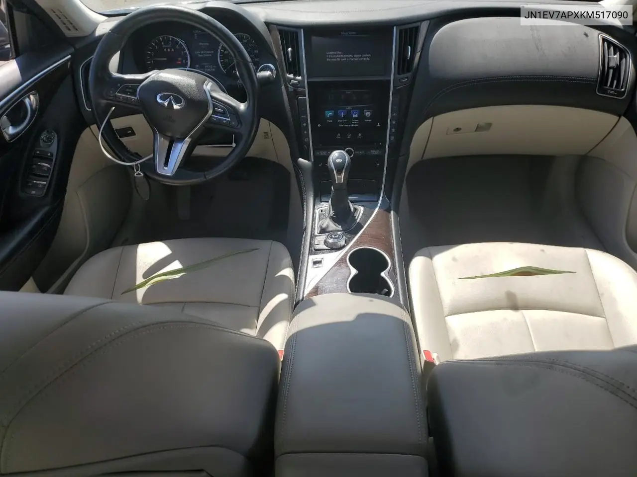 2019 Infiniti Q50 Luxe VIN: JN1EV7APXKM517090 Lot: 56740215