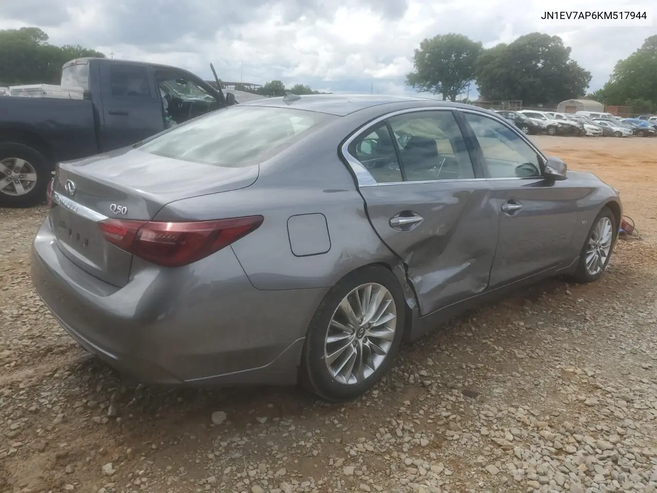 2019 Infiniti Q50 Luxe VIN: JN1EV7AP6KM517944 Lot: 56942655