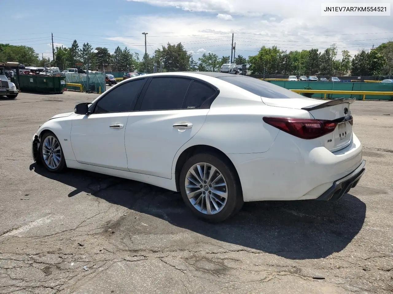 2019 Infiniti Q50 Luxe VIN: JN1EV7AR7KM554521 Lot: 59442765