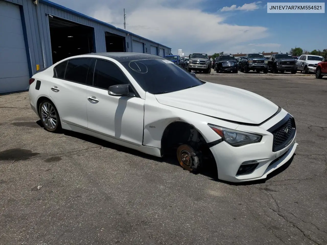 2019 Infiniti Q50 Luxe VIN: JN1EV7AR7KM554521 Lot: 59442765