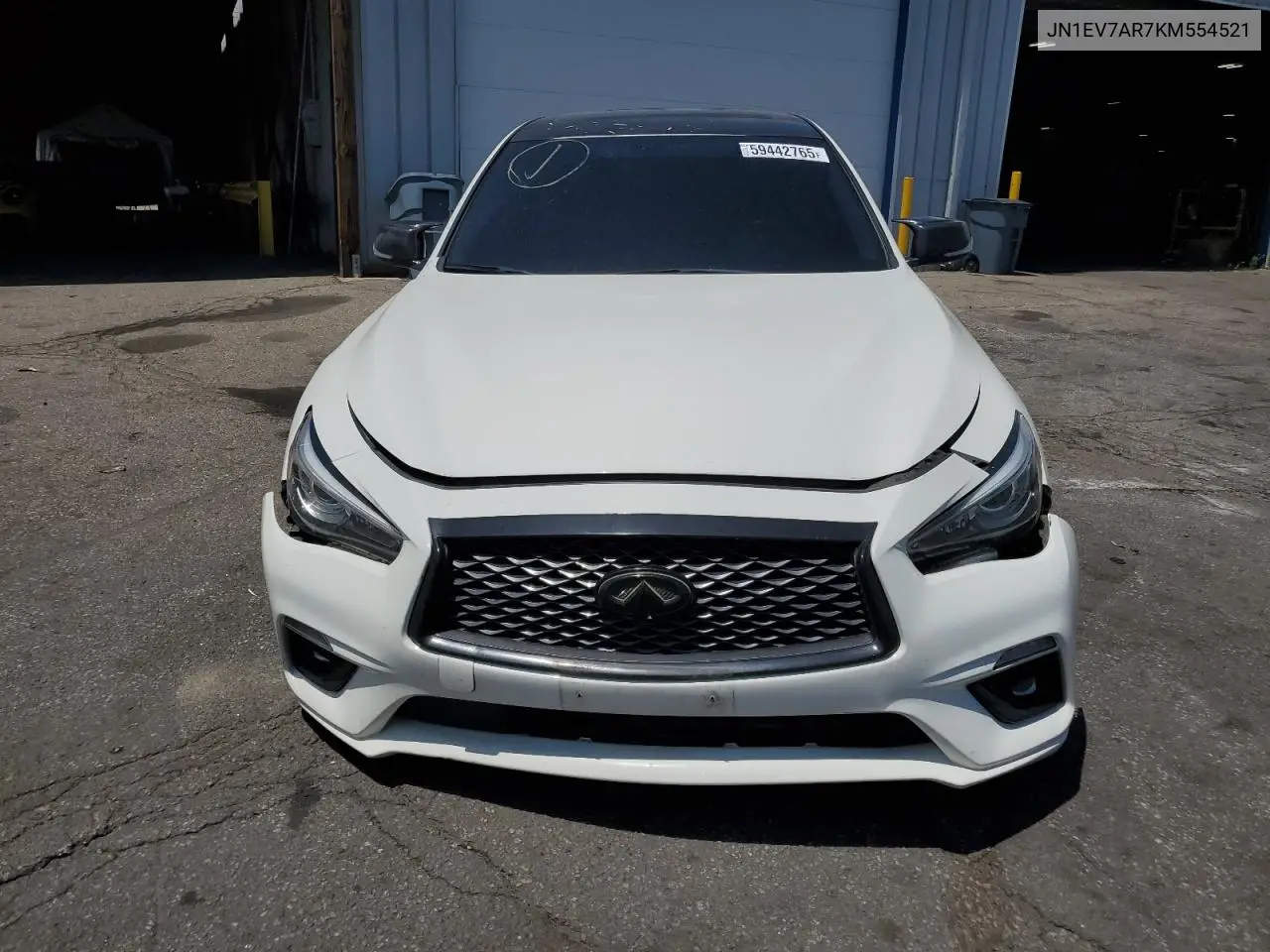 2019 Infiniti Q50 Luxe VIN: JN1EV7AR7KM554521 Lot: 59442765