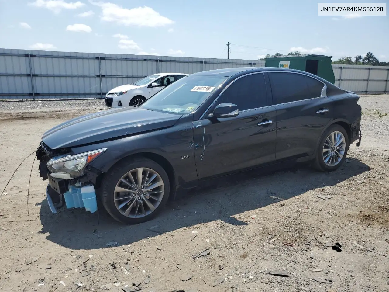 2019 Infiniti Q50 Luxe VIN: JN1EV7AR4KM556128 Lot: 61902185