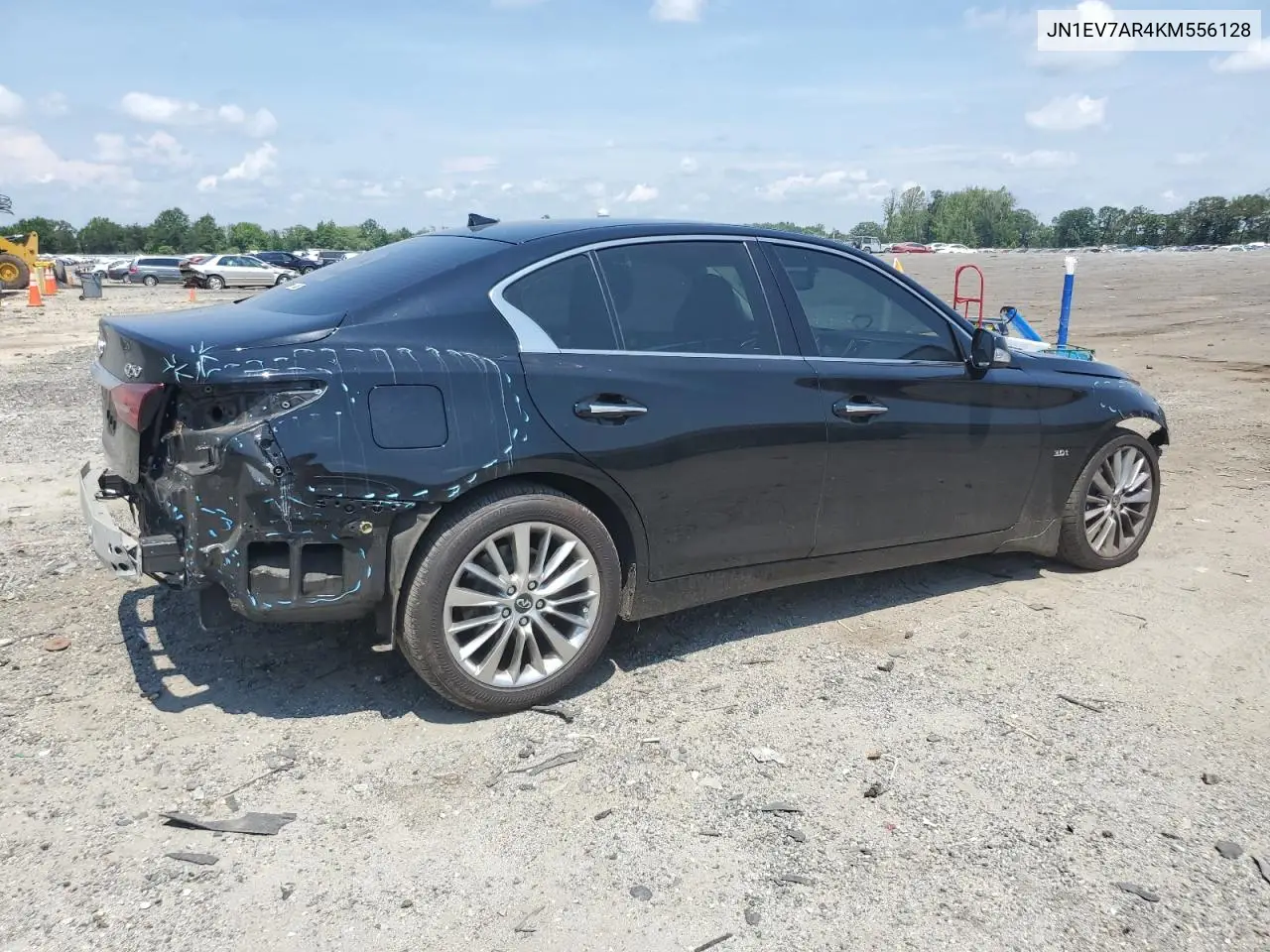 2019 Infiniti Q50 Luxe VIN: JN1EV7AR4KM556128 Lot: 61902185