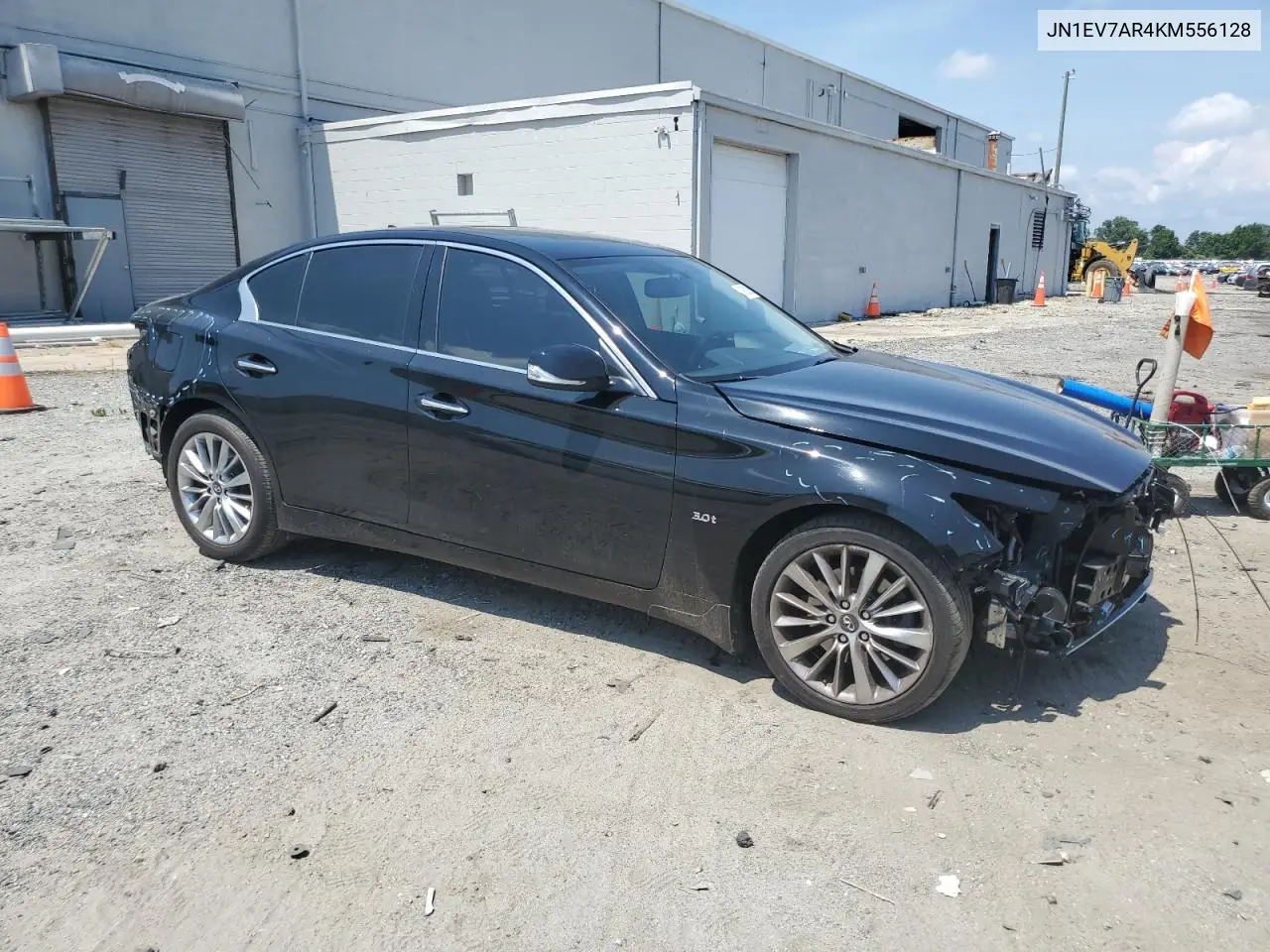 2019 Infiniti Q50 Luxe VIN: JN1EV7AR4KM556128 Lot: 61902185