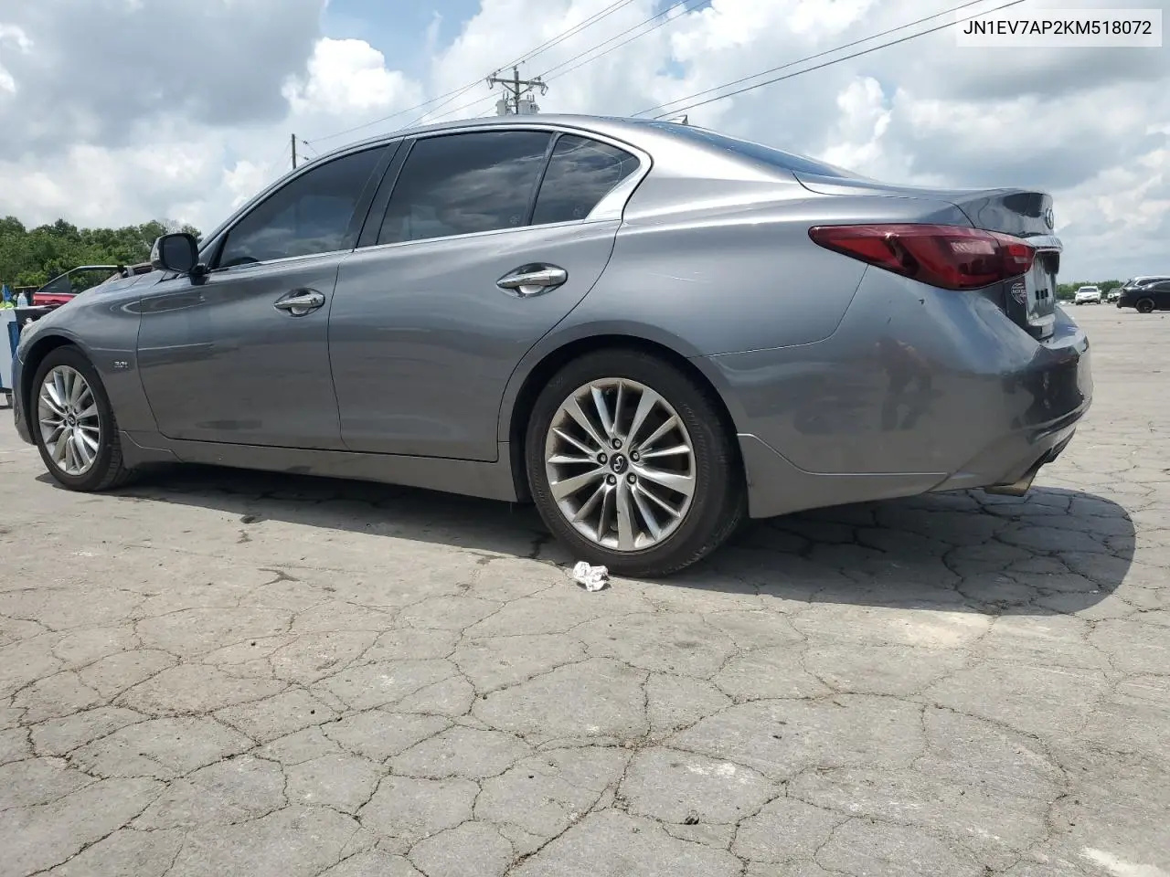 2019 Infiniti Q50 Luxe VIN: JN1EV7AP2KM518072 Lot: 61906425