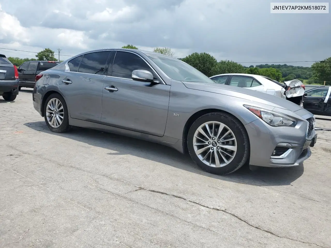 2019 Infiniti Q50 Luxe VIN: JN1EV7AP2KM518072 Lot: 61906425