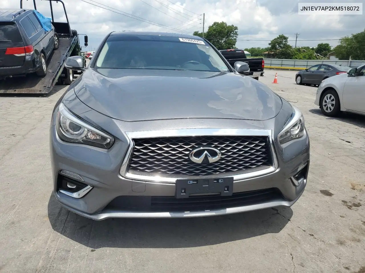 2019 Infiniti Q50 Luxe VIN: JN1EV7AP2KM518072 Lot: 61906425