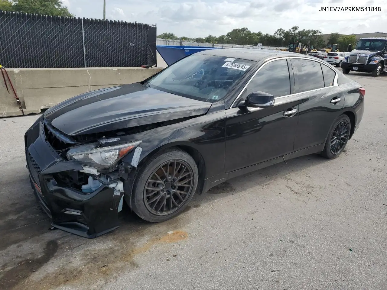 2019 Infiniti Q50 Luxe VIN: JN1EV7AP9KM541848 Lot: 62968865